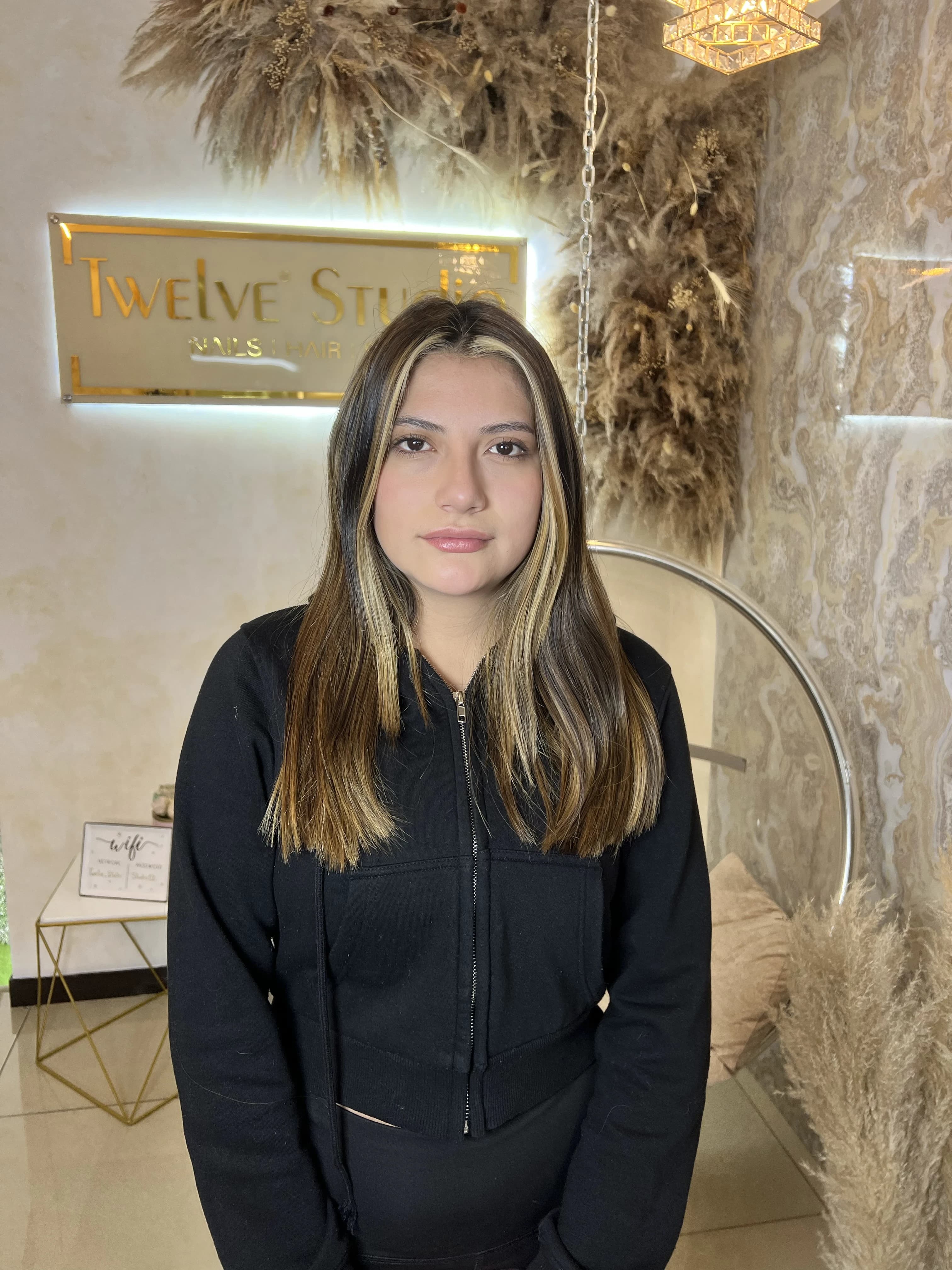 Antes del tratamiento capilar Twelve Studio